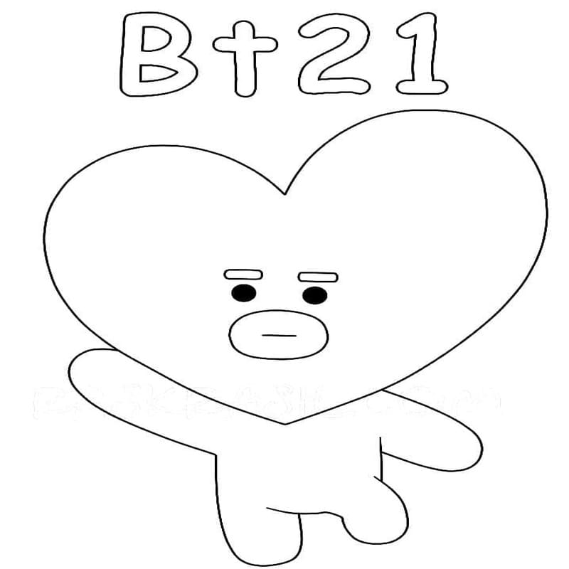 BT21 afdrukbaar