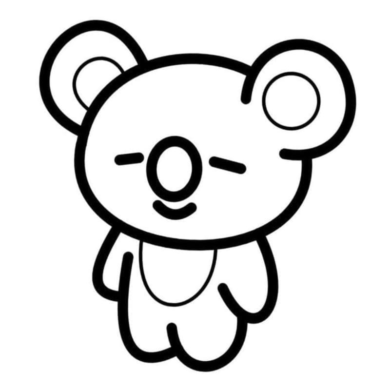 BT21 afdrukbaar voor kinderen