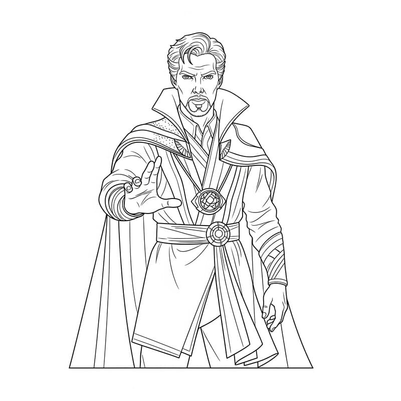 Doctor Strange afdrukbaar basis
