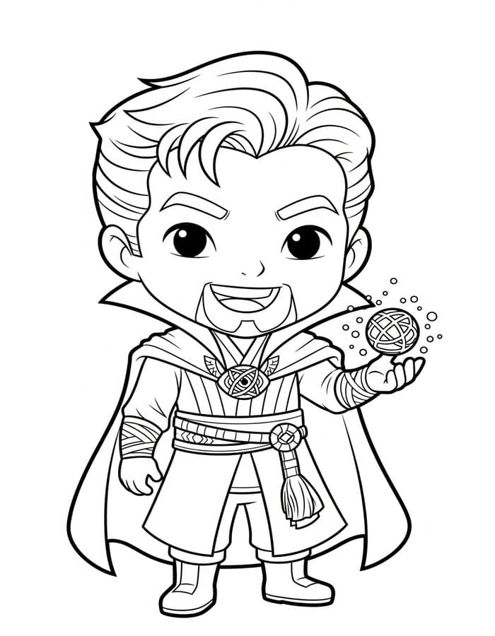 Doctor Strange gratis afdrukbaar voor kinderen