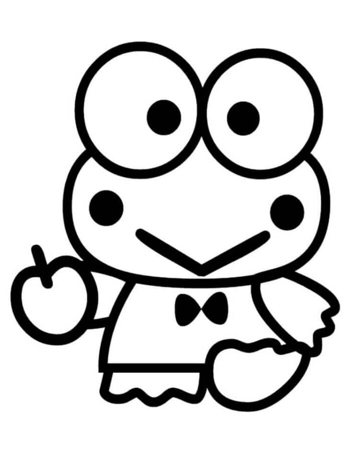 Keroppi afdrukbaar