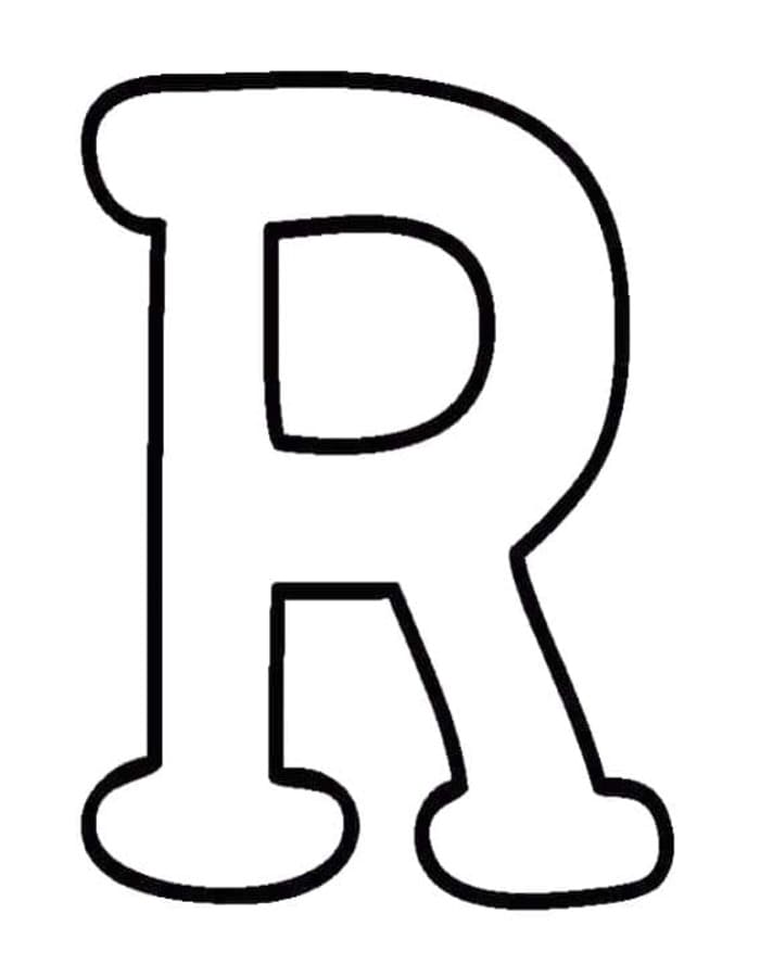 Letter R gratis