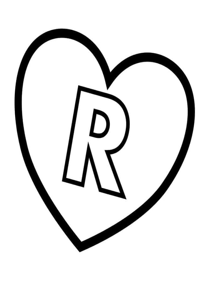 Letter R voor kinderen