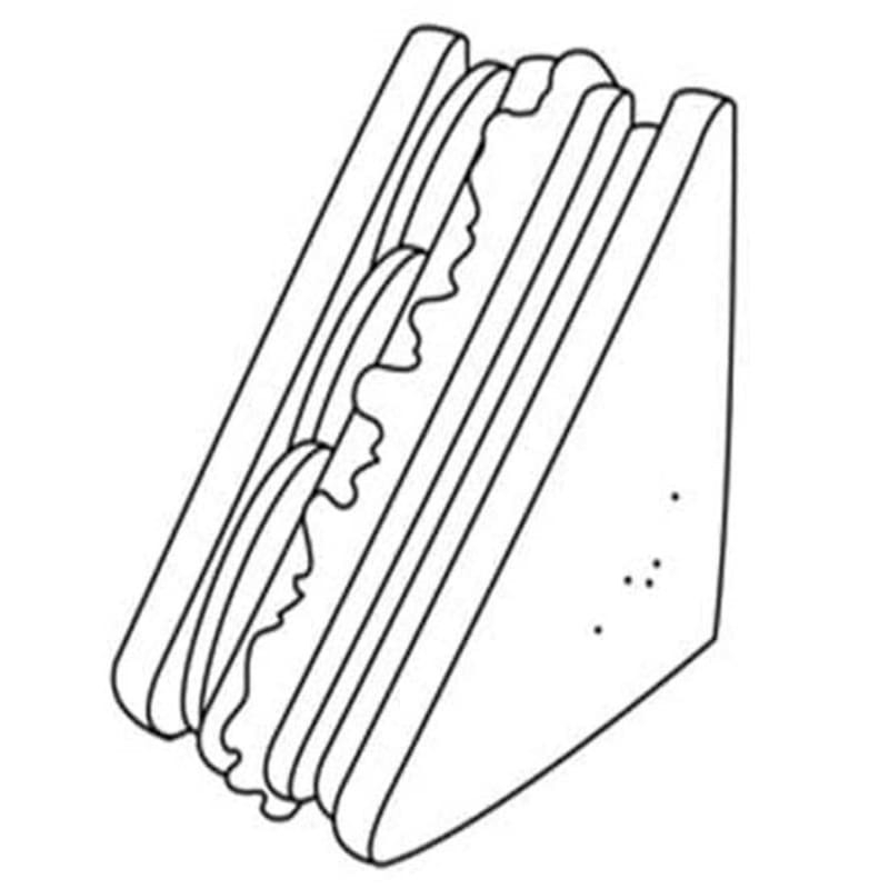 Sandwich gratis afdrukbaar simpel