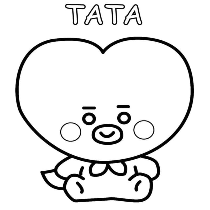 Tekenen BT21 eenvoudig