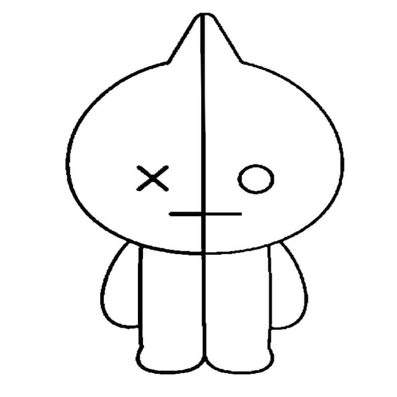 Tekenen BT21 simpel