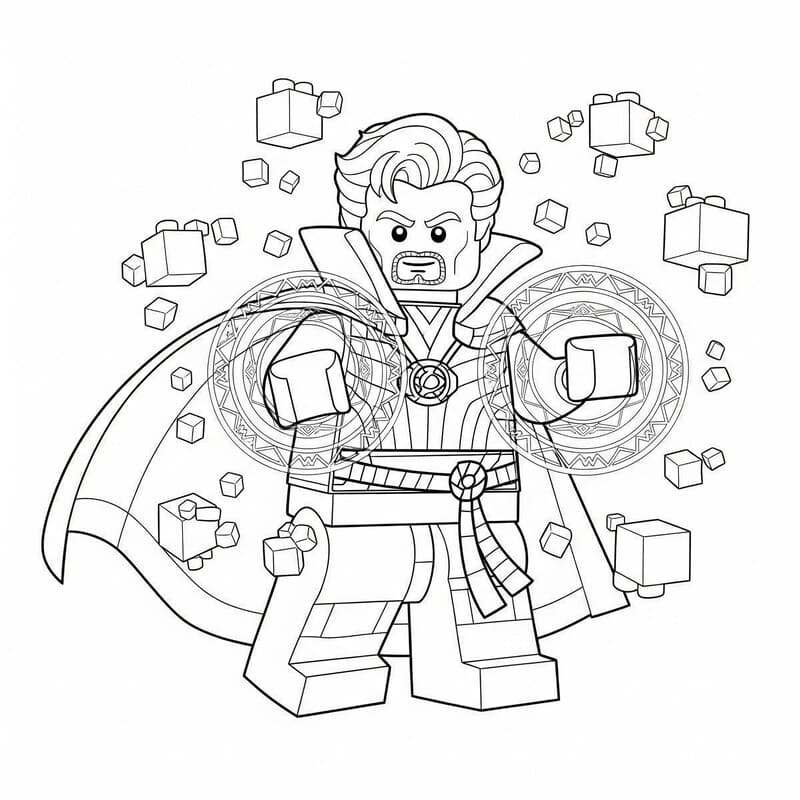 Tekenen Doctor Strange afdrukbaar