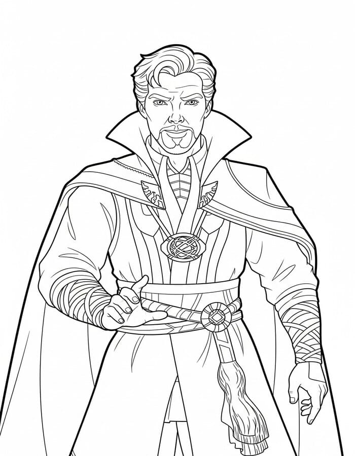 Tekenen Doctor Strange basis