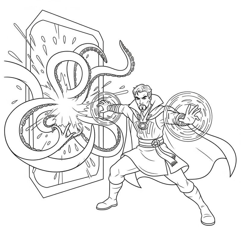 Tekenen Doctor Strange eenvoudig