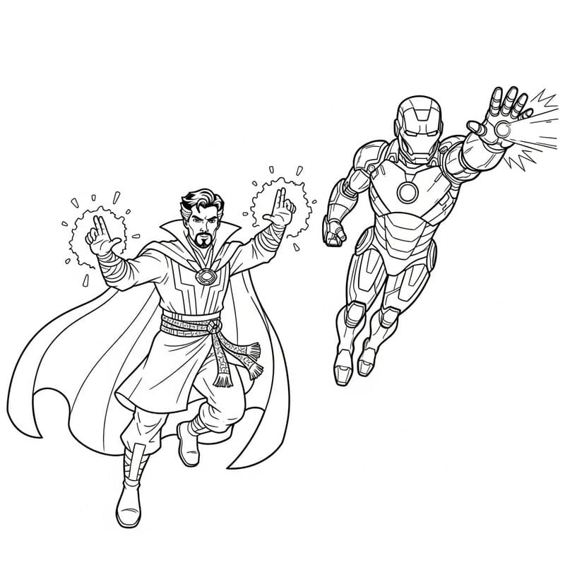 Tekenen Doctor Strange gratis basis