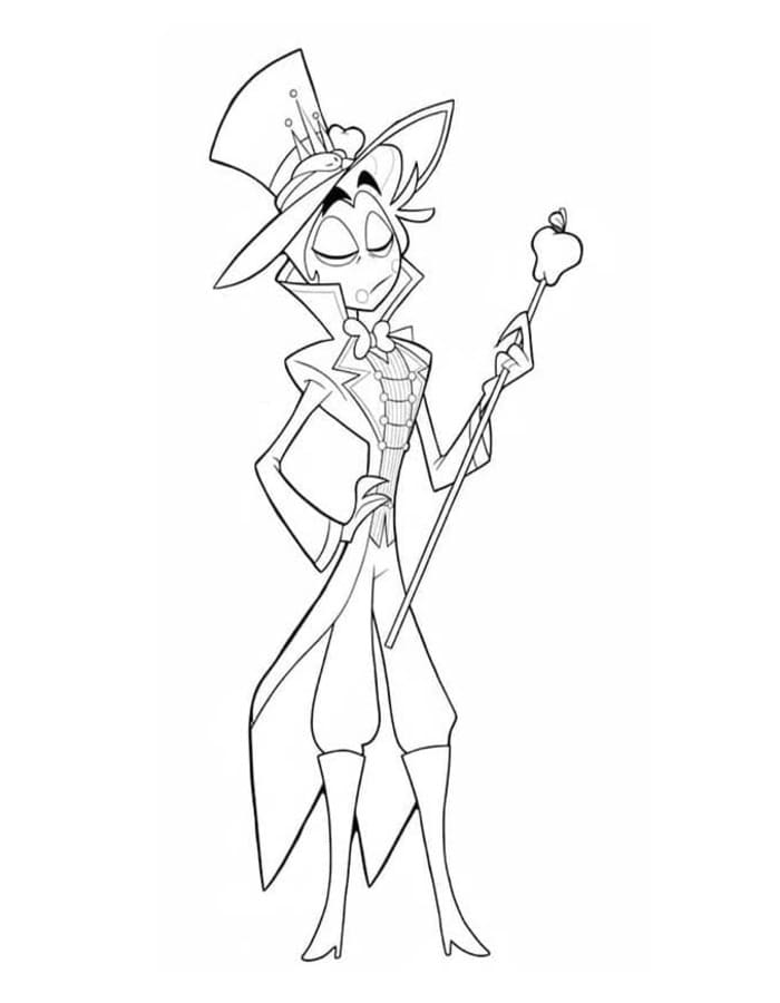 Tekenen Hazbin Hotel gratis afdrukbaar