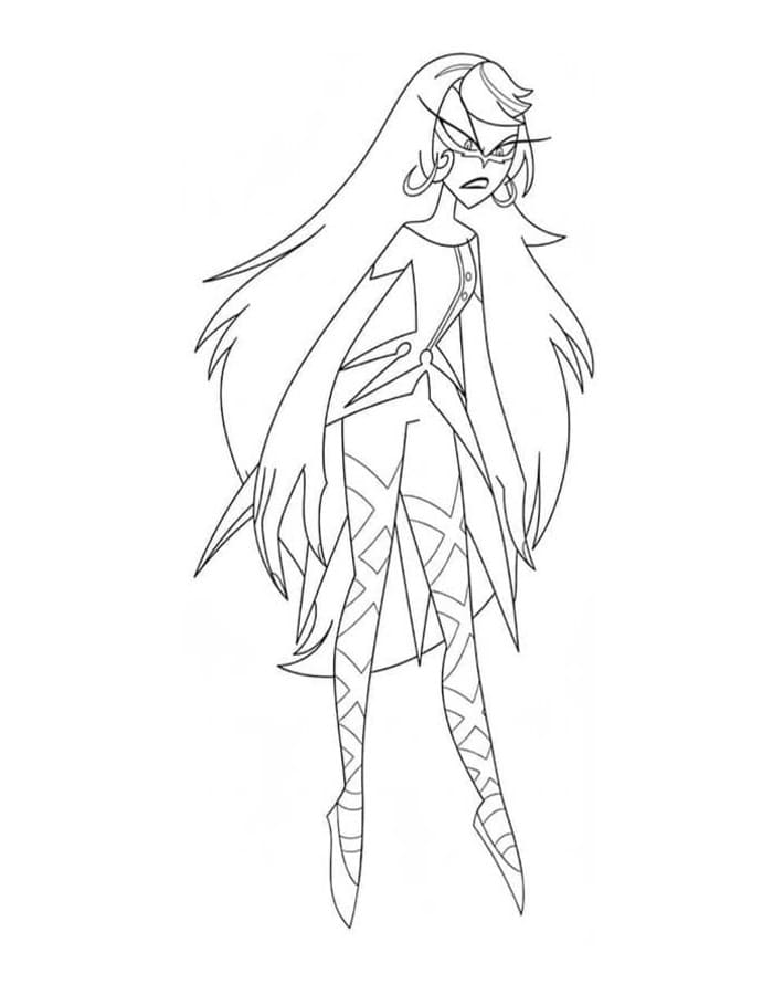 Tekenen Hazbin Hotel gratis simpel