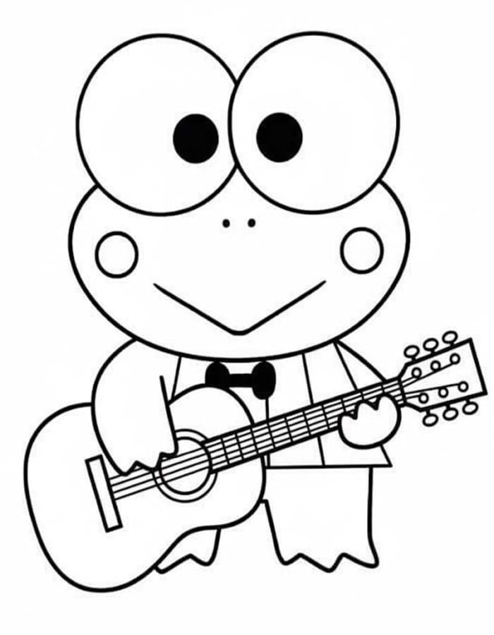 Tekenen Keroppi simpel