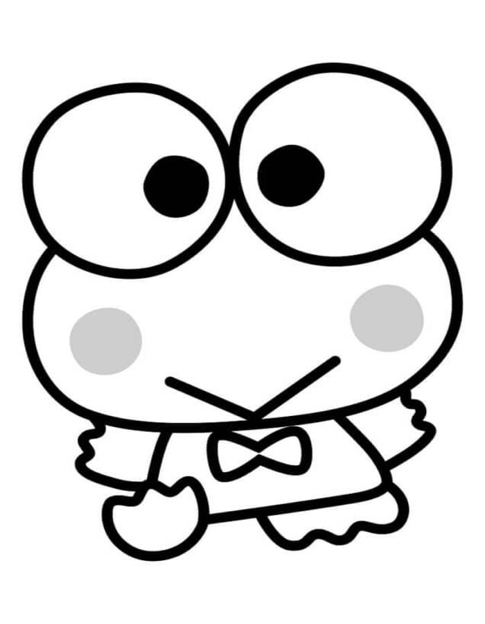 Tekenen Keroppi voor kinderen