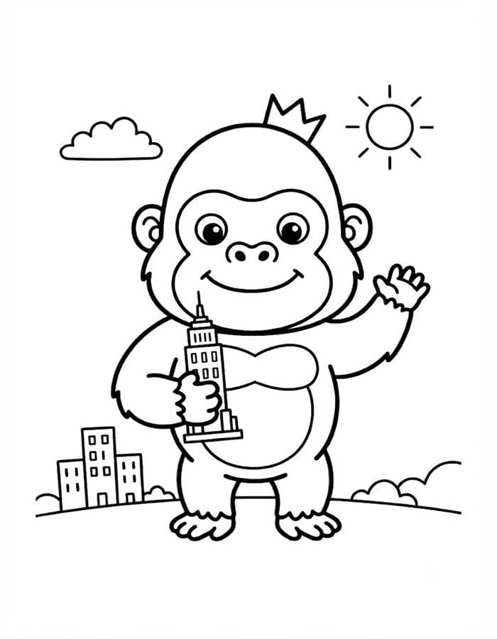 Tekenen King Kong