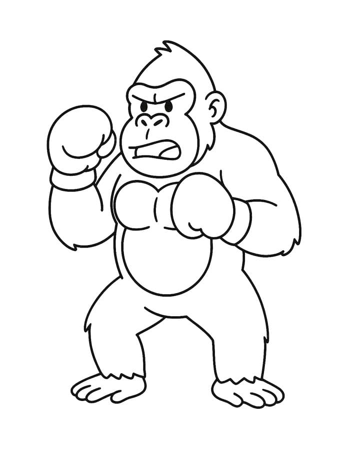 Tekenen King Kong simpel