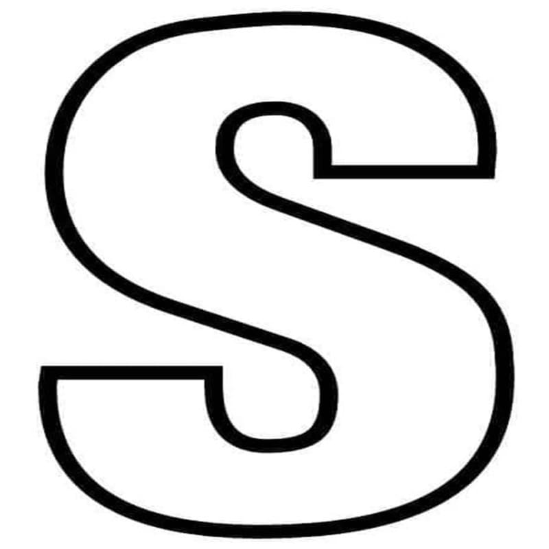 Tekenen Letter S basis