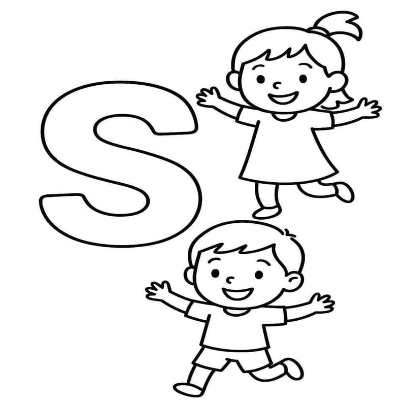 Tekenen Letter S