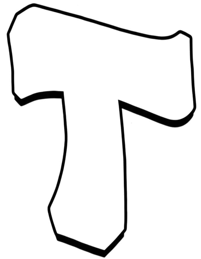 Tekenen Letter T gratis basis