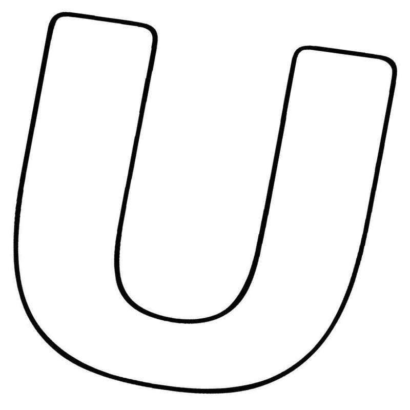 Tekenen Letter U gratis basis