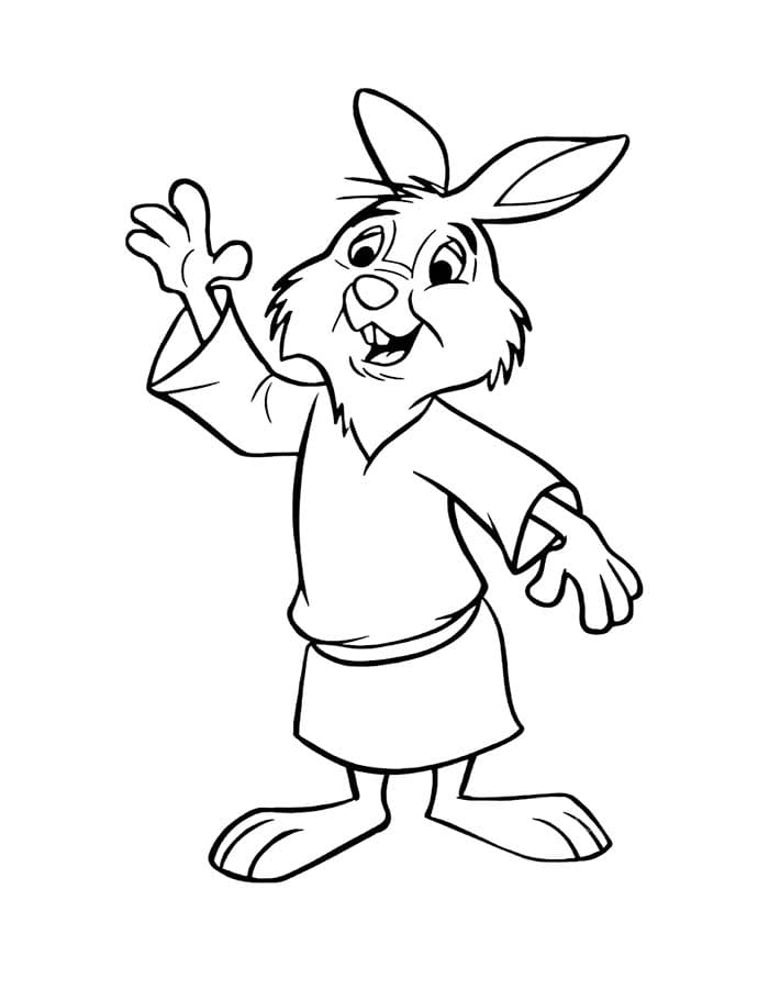 Tekenen Robin Hood gratis voor kinderen