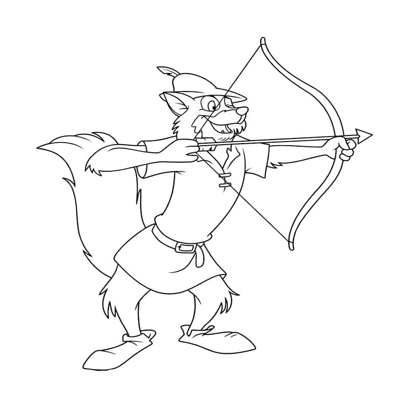 Tekenen Robin Hood simpel