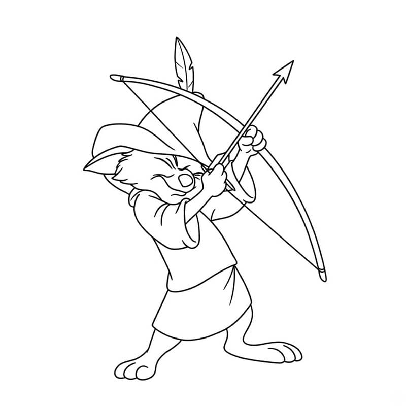 Tekenen Robin Hood voor kinderen