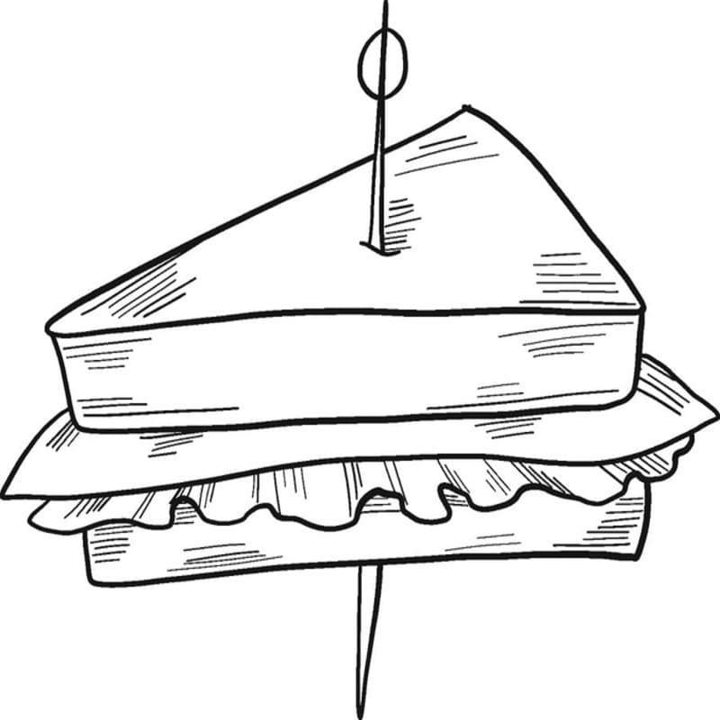 Tekenen Sandwich basis
