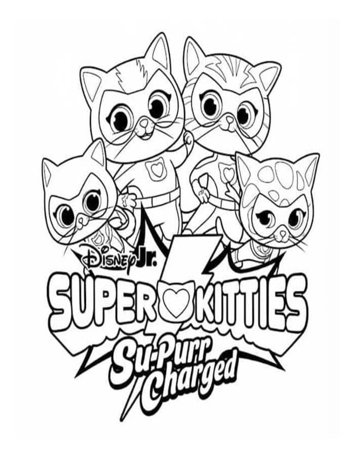 Tekenen Super Katjes simpel