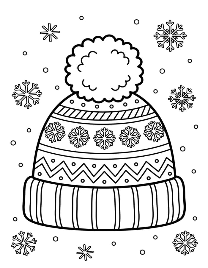 Tekenen Wintermuts basis