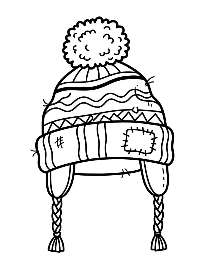 Tekenen Wintermuts gratis