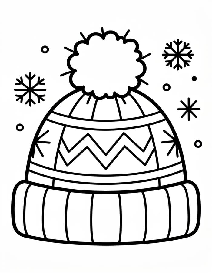 Wintermuts afdrukbaar basis
